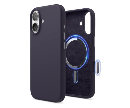 Etui do telefonów Elago Magsafe Silicon Case do iPhone 17 Deep Purple ES17MSSC61-DPU